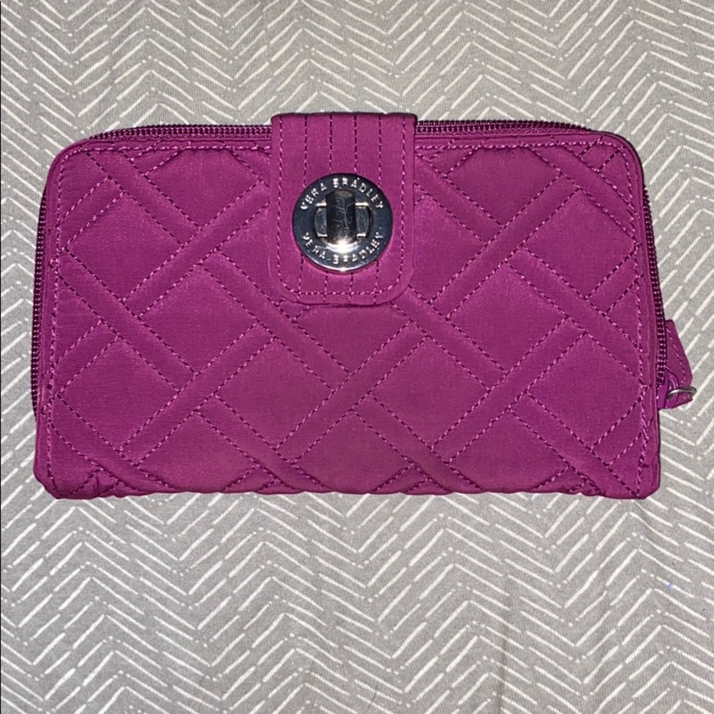 Purple Vera Bradley wallet